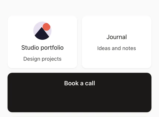 Example page rendered with the Bento Box template