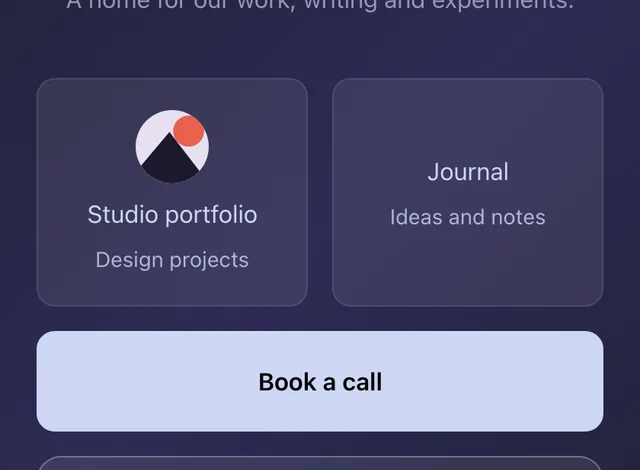 Example page rendered with the Glass template